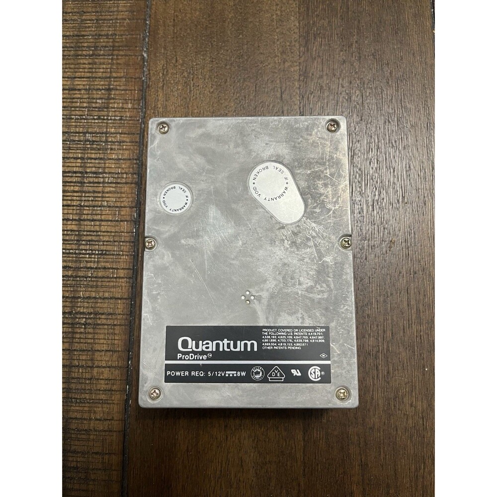 Quantum ProDrive 40S 42MB SCSI Hard Drive Apple Mac OEM 940-40-9402 Vintage